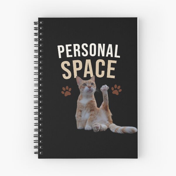 Item preview, Personal Space - Funny Cat Design designed and sold by MB-CatPrints.