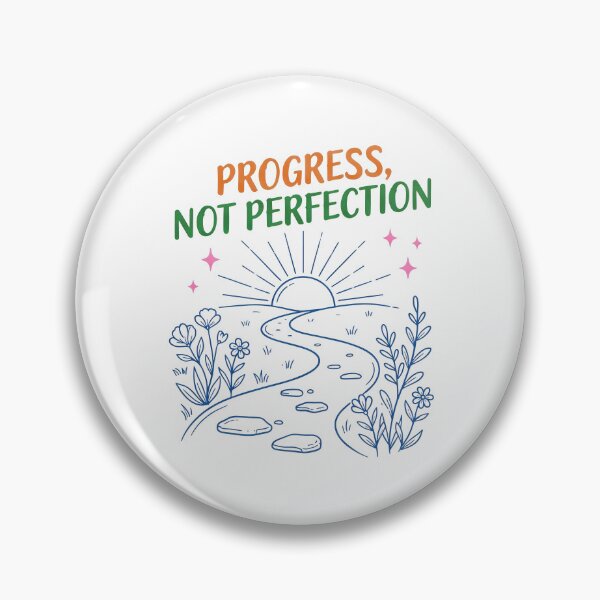 Item preview, Progress Not Perfection Quote designed and sold by abieran.