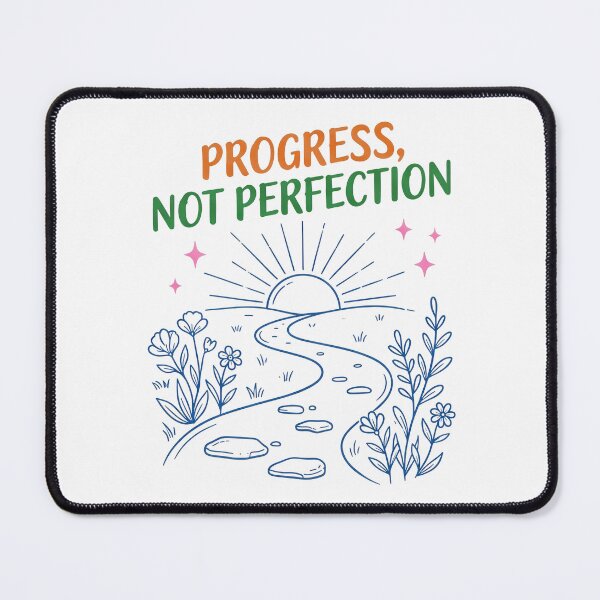 Item preview, Progress Not Perfection Quote designed and sold by abieran.