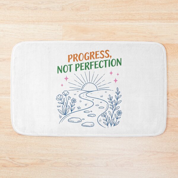 Item preview, Progress Not Perfection Quote designed and sold by abieran.