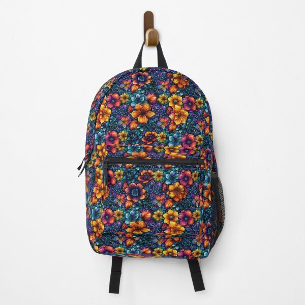 Item preview, Vibrant Rainbow Floral All-Over Pattern designed and sold by Boddicca.