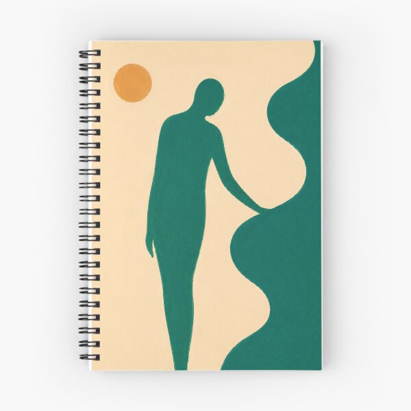 Item preview, Emerald Standing Figure – Modern Abstract Art designed and sold by Moodzu.