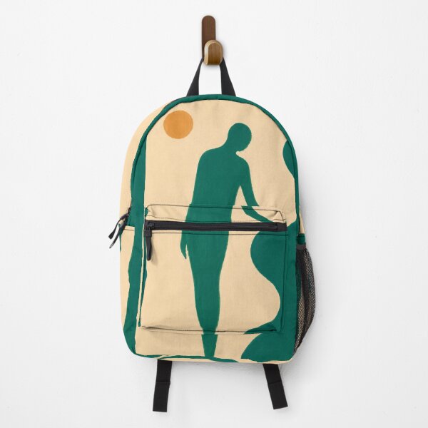 Item preview, Emerald Standing Figure – Modern Abstract Art designed and sold by Moodzu.