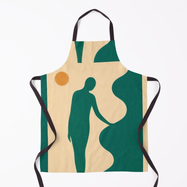 Item preview, Emerald Standing Figure – Modern Abstract Art designed and sold by Moodzu.