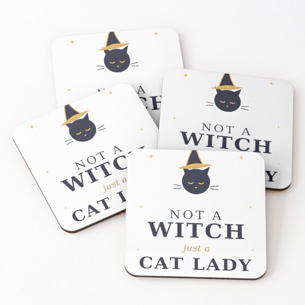 Item preview, Cat with a witch's hat designed and sold by Kaprishos.