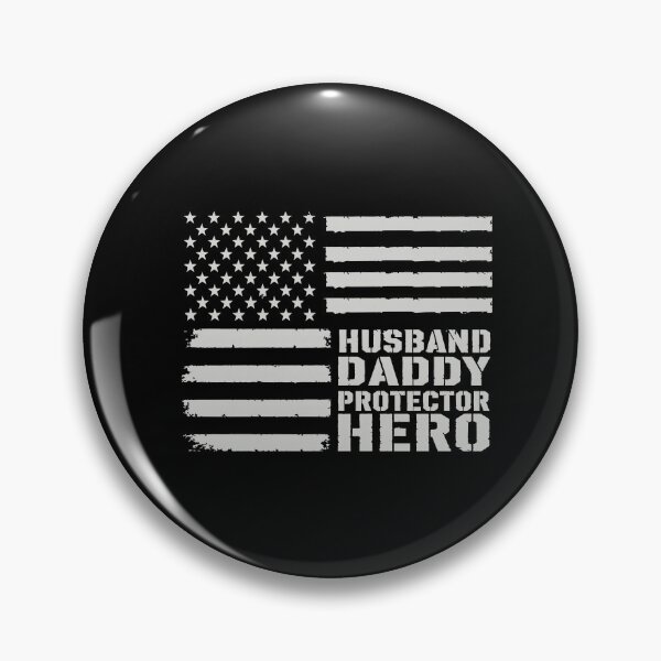 Item preview, Husband Daddy Protector Hero Fathers Day American Flag designed and sold by BornBorn.