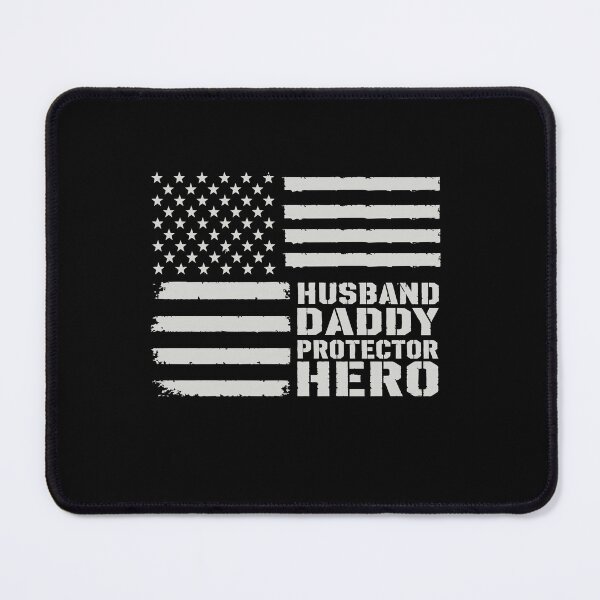 Item preview, Husband Daddy Protector Hero Fathers Day American Flag designed and sold by BornBorn.