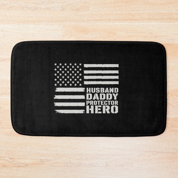 Item preview, Husband Daddy Protector Hero Fathers Day American Flag designed and sold by BornBorn.