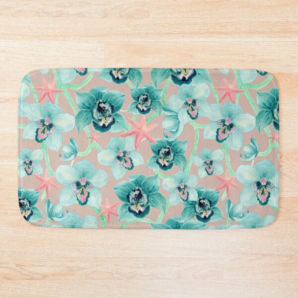 Item preview, Blue Orchids & Sea Stars - Dusty Rose designed and sold by Piret Victoria Ribas.