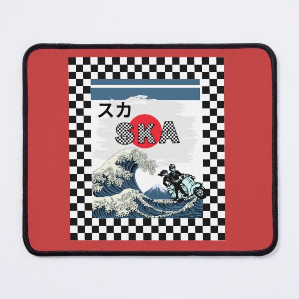Item preview, Ska Japanese Style Great Wave of Kanagawa Skankfest designed and sold by VinlandFashion.