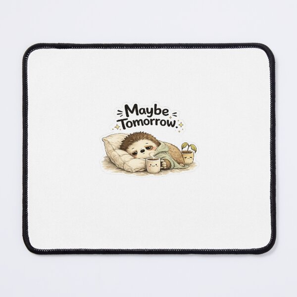 Item preview, Maybe Tomorrow Sloth Sticker | Cute Lazy Sloth Meme designed and sold by Doodle ⭐⭐⭐⭐⭐.