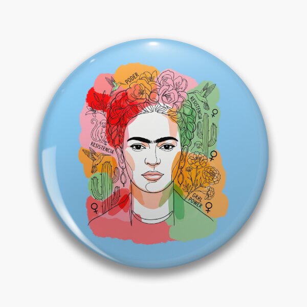 Item preview, Frida Kahlo Portrait Abstract Pop Art Feminist designed and sold by TeeARTHY.
