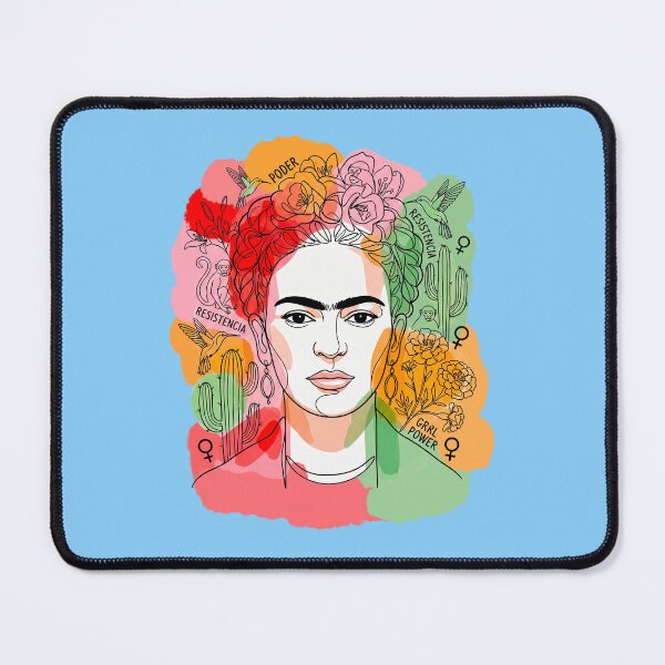 Item preview, Frida Kahlo Portrait Abstract Pop Art Feminist designed and sold by TeeARTHY.