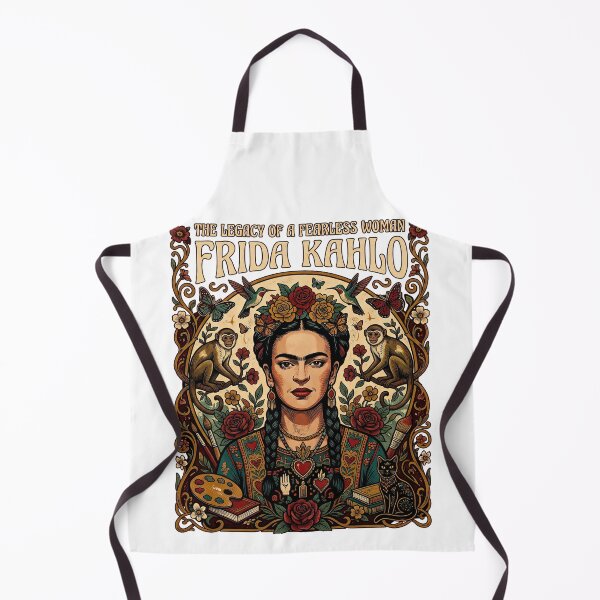 Item preview, Frida Kahlo Fearless Woman Art Nouveau designed and sold by TeeARTHY.