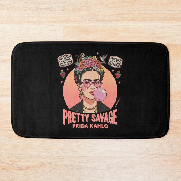 Item preview, Frida Kahlo Blowing Pink Bubblegum Retro Pop Art designed and sold by TeeARTHY.