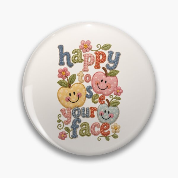 Item preview, Teacher Back to School Happy to See Your Face Cottagecore  designed and sold by SunfullyYours.