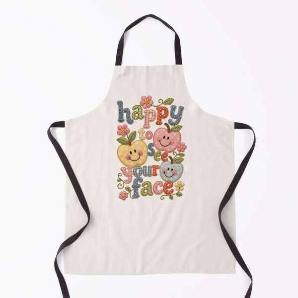 Item preview, Teacher Back to School Happy to See Your Face Cottagecore designed and sold by SunfullyYours.