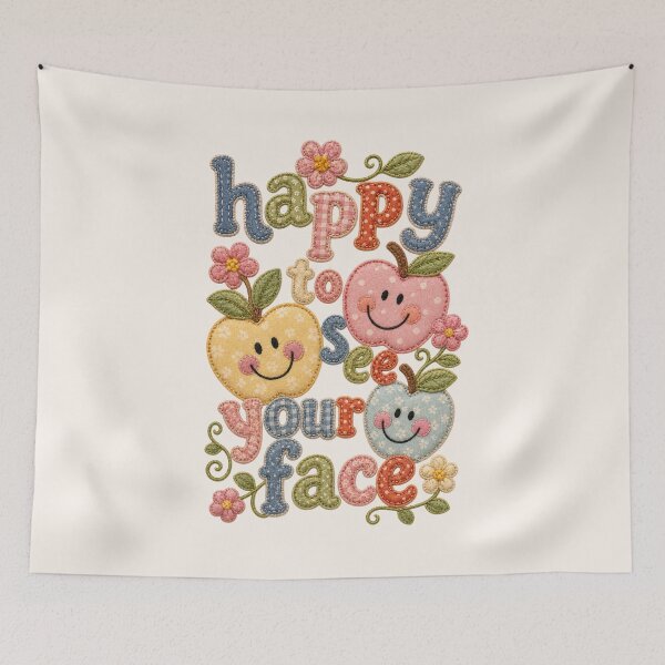 Item preview, Teacher Back to School Happy to See Your Face Cottagecore  designed and sold by SunfullyYours.