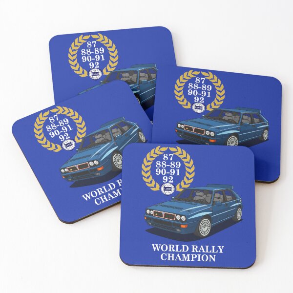 Item preview, Lancia Delta WRC Bleu Lagos white designed and sold by plozzatuning.