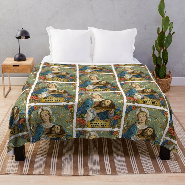 Item preview, Art Nouveau Feminist Parody women must serve men designed and sold by TeeARTHY.