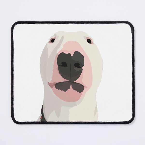 Item preview, Walter Bull Terrier Dog Meme Illustration designed and sold by PrintondemArt.