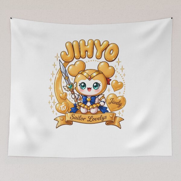Item preview, Jihyo Lovelys Sailor Shirt, Twice Jihyo Chibi Tee, Kpop Fan Gift Shirt, Cute Idol Graphic Tee, Twice Merch Comfort Colors Shirt designed and sold by BerryHand.