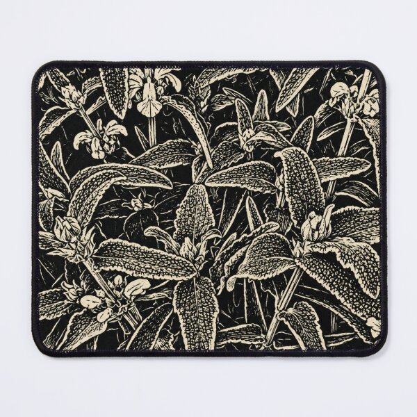 Item preview, Unique Ground Florals | Botanical Linocut designed and sold by Linoluca.