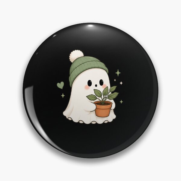 Item preview, Cute Ghost with Plant designed and sold by abieran.