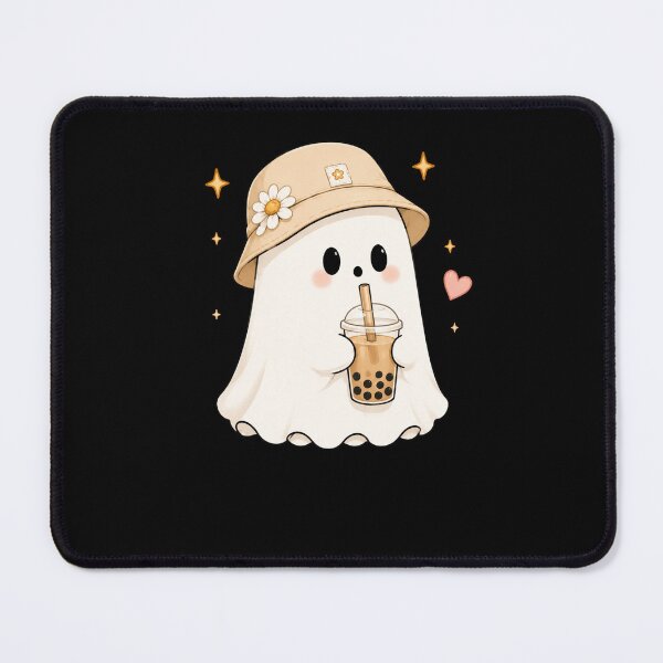 Item preview, Cute Ghost with Bubble Tea designed and sold by abieran.