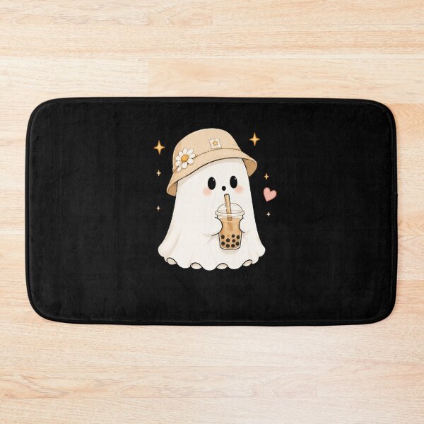 Item preview, Cute Ghost with Bubble Tea designed and sold by abieran.
