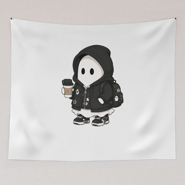 Item preview, Cute Ghost in Hoodie designed and sold by abieran.