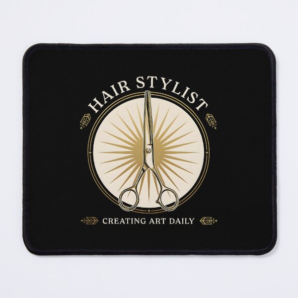 Item preview, Hair Stylist Creating Art Daily Vintage Shear Emblem designed and sold by Enea Kelo.
