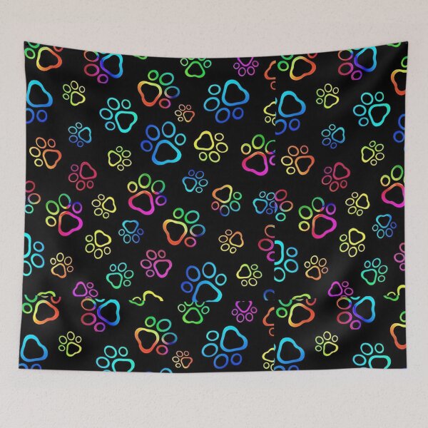 Item preview, Rainbow Paw Prints designed and sold by DigiAngDesigns.