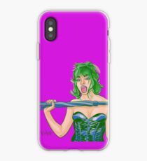 "Flog" Original Artwork by Dirk Hooper iPhone Case