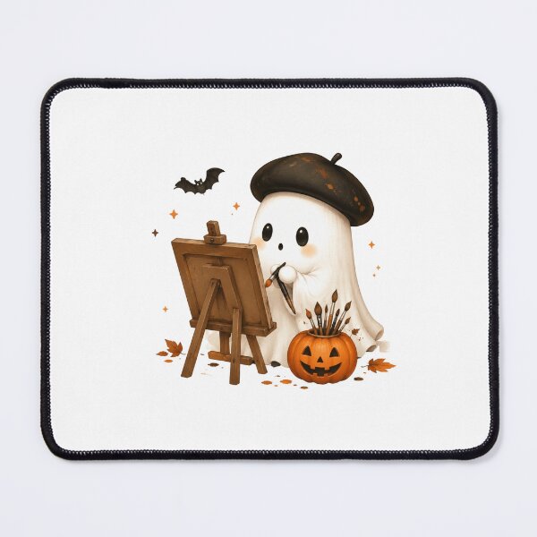 Item preview, Ghost Artist in Halloween Scene designed and sold by abieran.