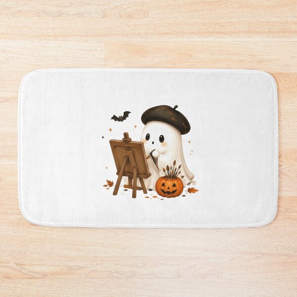Item preview, Ghost Artist in Halloween Scene designed and sold by abieran.