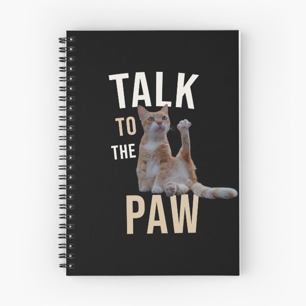 Item preview, Talk to the Paw - Funny Cat Design designed and sold by MB-CatPrints.