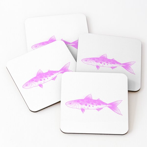 Item preview, Heart shaped pattern pink fish  designed and sold by suzysworld.