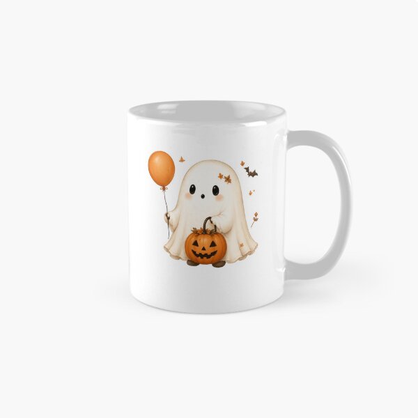 Item preview, Cute Ghost with Pumpkin designed and sold by abieran.