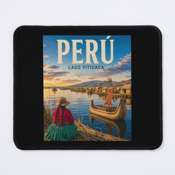 Item preview, Peru Lake Titicaca Travel Poster designed and sold by Tienda-Vane.