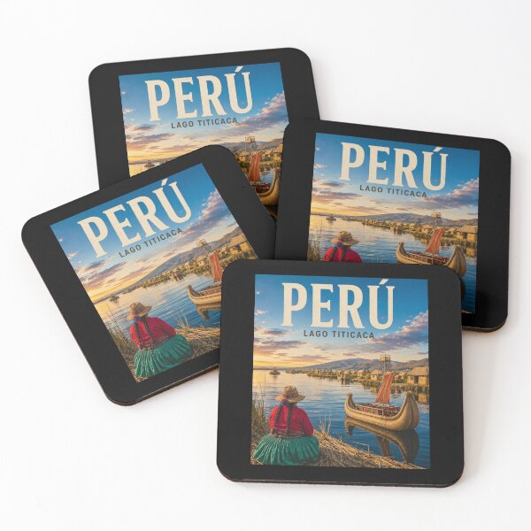 Item preview, Peru Lake Titicaca Travel Poster  designed and sold by Tienda-Vane.