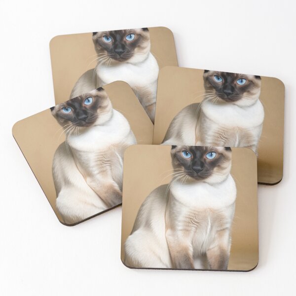 Item preview, Animals - Siamese Cat, Intense Blue Eyes and Feline Elegance designed and sold by World-Pets.