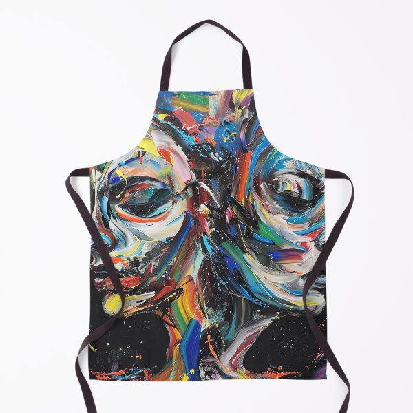 Item preview, Dual Abstract Expressionist Face Portrait designed and sold by Pierce Millington Gallery.