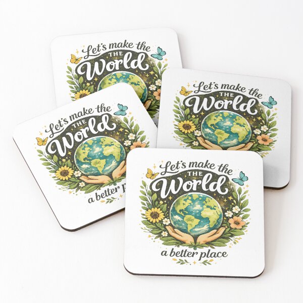 Item preview, Let's Make the World a Better Place designed and sold by LiveLoveLearnBubble.