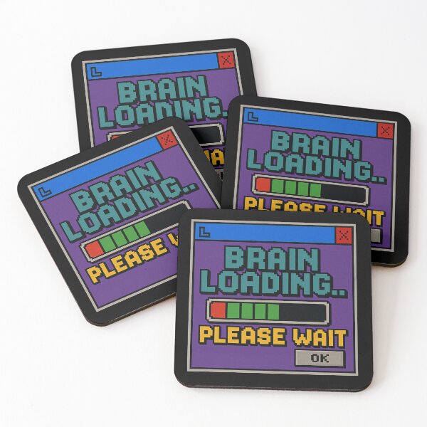 Item preview, Mind Buffering – Brain Loading Please Wait designed and sold by Mad Factory Designs.