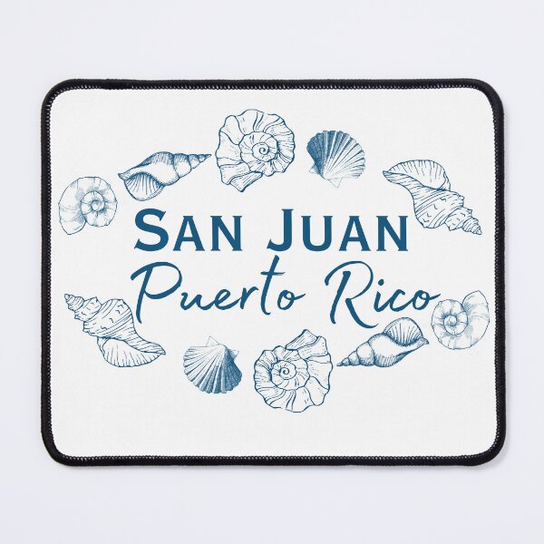 Item preview, San Juan Puerto Rico – Vintage Nautical Seashell Sketch Design designed and sold by DonnaRaine.