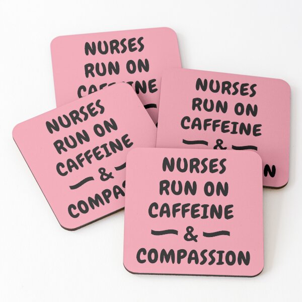 Item preview, Nurses Run On Caffeine & Compassion | Funny Nurse Quote Gift designed and sold by Nurse Craft Studio.