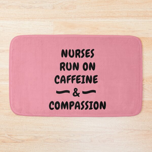 Item preview, Nurses Run On Caffeine & Compassion | Funny Nurse Quote Gift designed and sold by Nurse Craft Studio.