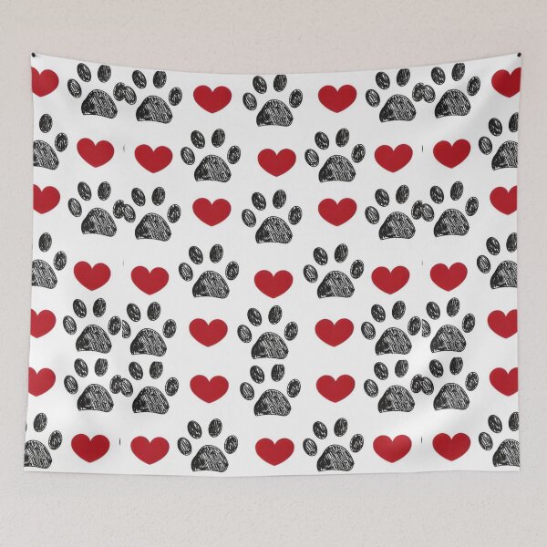 Item preview, Paw Prints & Hearts designed and sold by DigiAngDesigns.