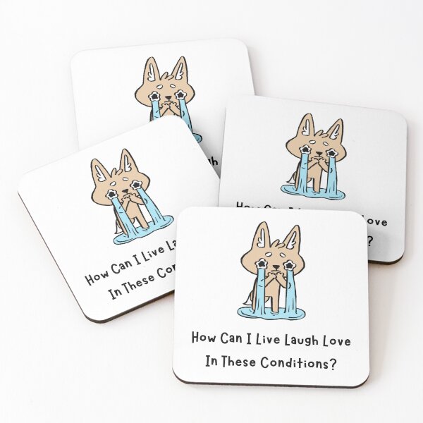 Item preview, How Can I Live Laugh Love Fox designed and sold by CarefulCreation.
